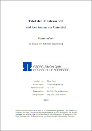 Master Thesis Latex Template