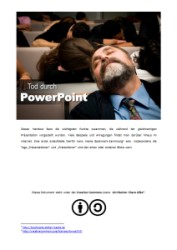 Titelblatt Handout Tod durch PowerPoint