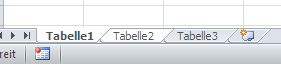 Excel 2010: 2 Tabellenblätter gleichzeitig ausgewählt