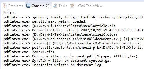 Compiling a LaTeX project with TeXlipse